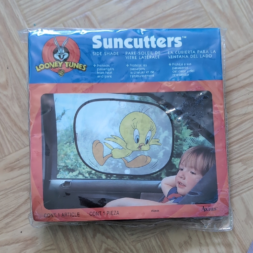Looney Tunes Suncutters Tweety Bird Side Shade For Car